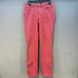 Paige Jeans Women's 28 (6) Vintage Wild Flower (Pink) Verdugo Ankle Skinny